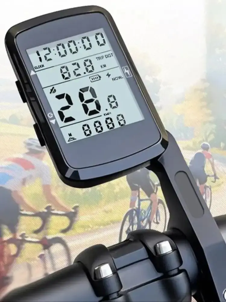 AliExpress NONE Gps Wireless Bicycle Computer, Gps Multifunctional Bicycle Computer, Ant+ Gps Bicycle Computer with 2.4inch Lcd Screen, Bicycle Speedometer with Automatic Backlight