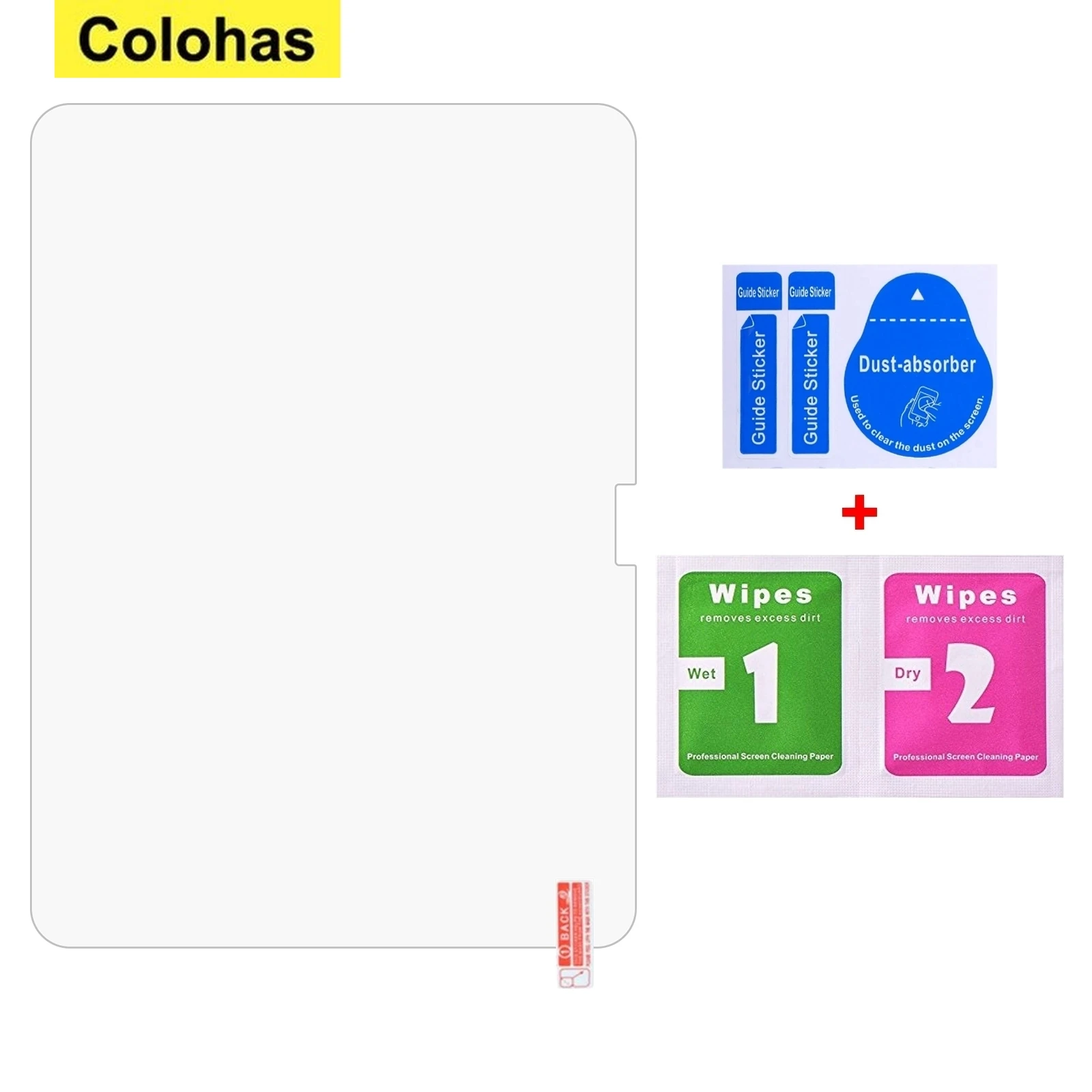 Cocok untuk Apple IPad AIR 2024 Film kaca Tempered HD tahan gores Film pelindung layar tahan ledakan bebas gelembung