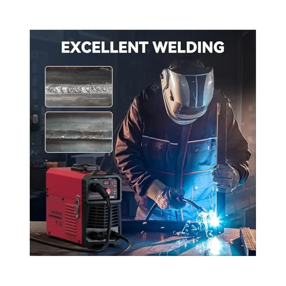 Máquina de solda 4, em 1, MIG, TIG, Stick, Flux Core, confiável e eficiente