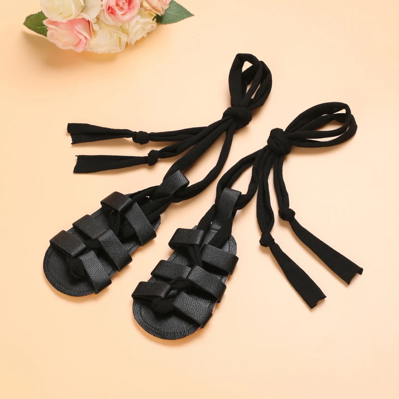 VALEN SINA New Summer Fashionable And Cute Sandals Baby Cross Hollow Rubber Soles Sandal 0-18 Month Toddler Flat Booker