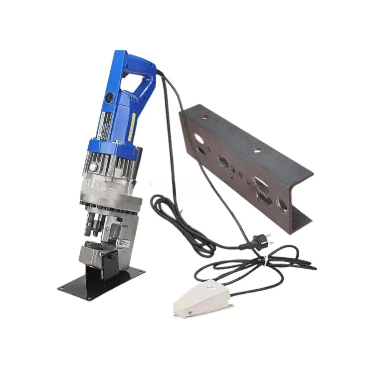 

Customized New Type 10T Portable Metal Hole Punching Machine Electric Hydraulic Hole Puncher MHP-25