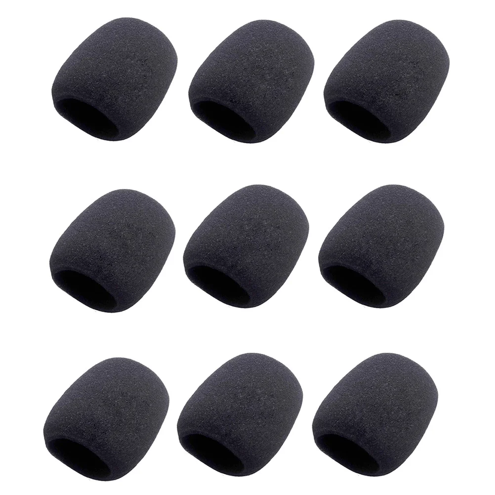 

9Pcs Microphone Covers Eva Windshield Protector Set Breathable Cushions for Ktv Karaoke Conference Stage Performance