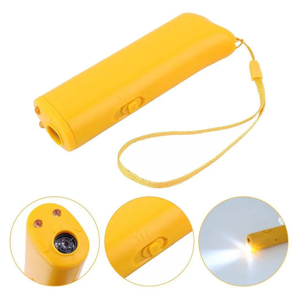 1pc Dog Repeller LED Ultrasonic From Dogs Anti Barking Device Dog Repeller Training Device Pet Dog Control Trainer