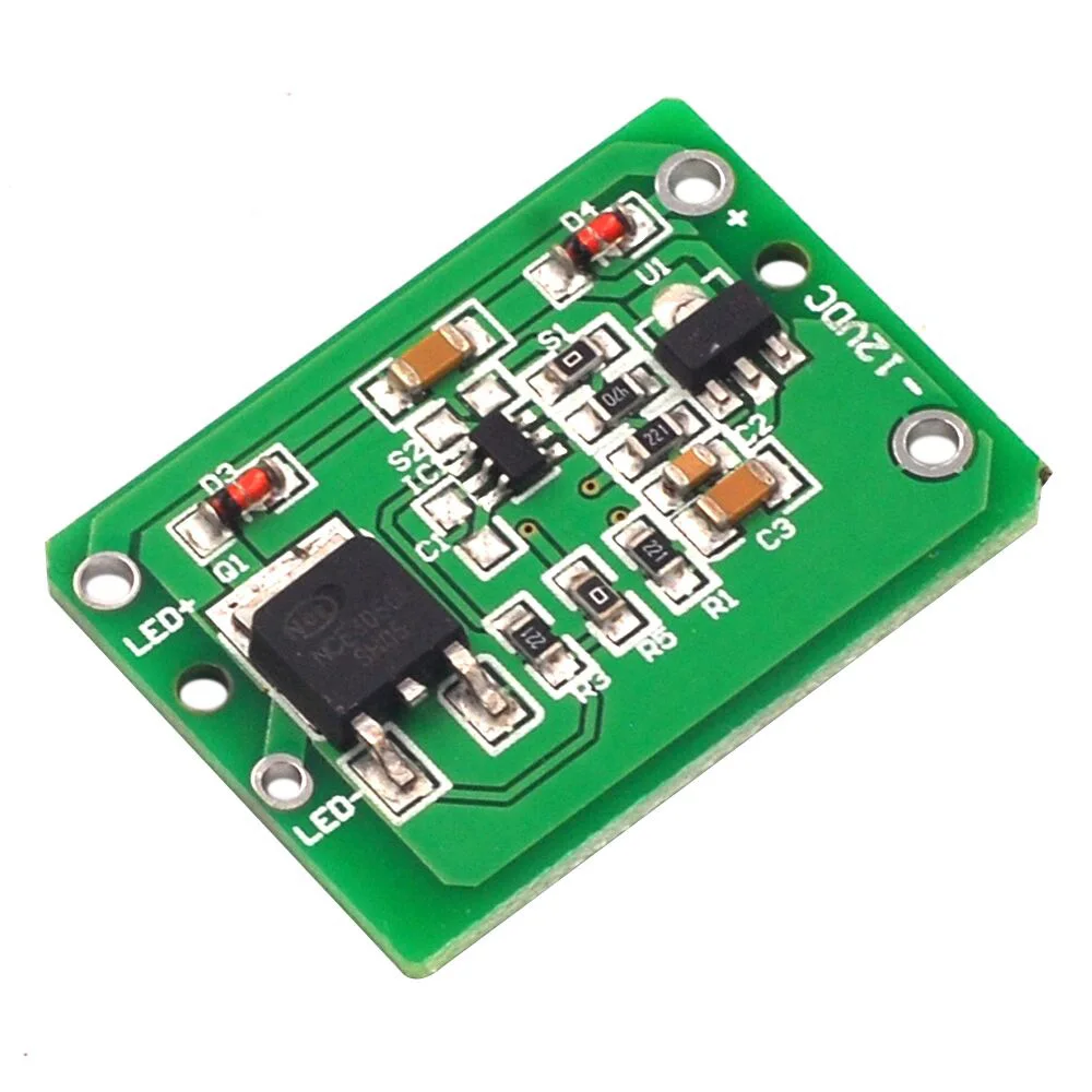 12V Capacitive Touch Switch Sensor Module Push Button Touching Key Module Jog Latch With Relay DC6-24V 3A Expansion Board Module