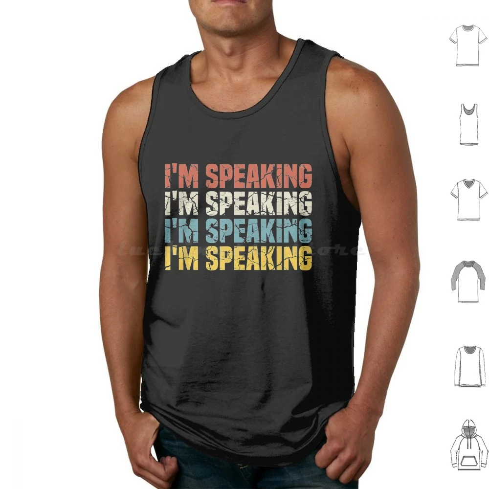 Mr Vice President Im Speaking Debate 2020 Tank Tops Print Cotton Mr Vice President Im Speaking Debate 2020 Mr Vice