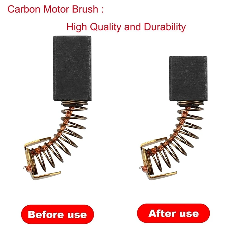 Carbon Motor Brush 089006017092(2 Pcs) Fits for Ridgid Ryobi Tile/Miter Saw Motor Brush R4040 TS1344 TS1345