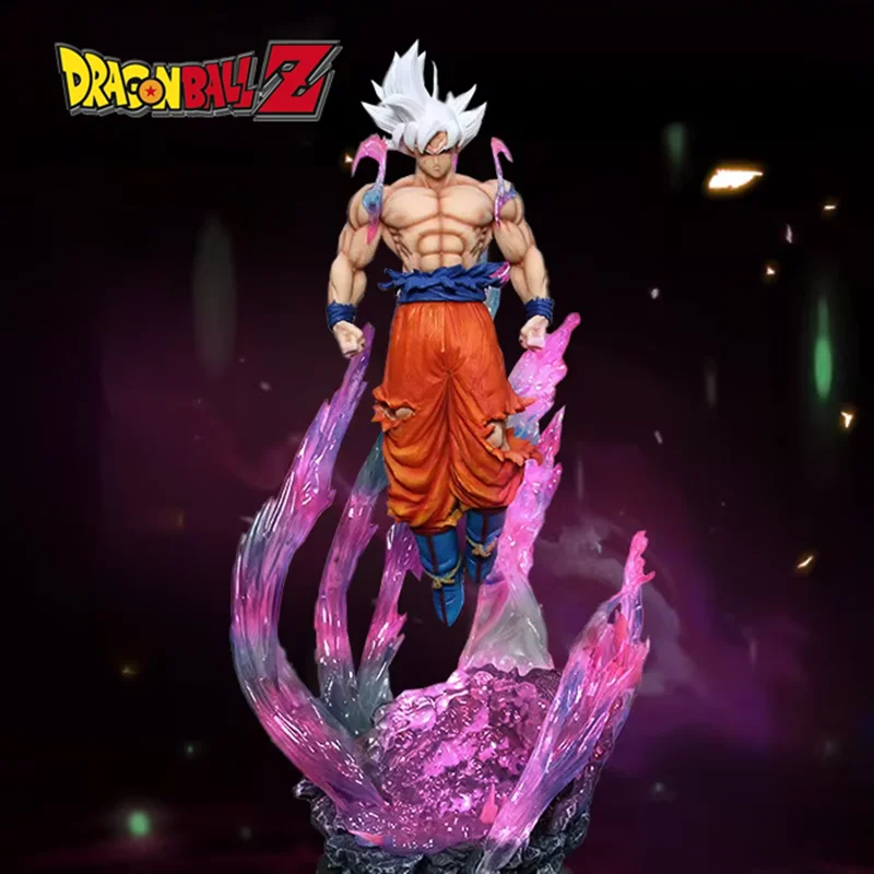 Dragon Ball Son Goku 25cm Anime Figure Ultra Instinct Super Saiyan Figurine Statue Pvc Statue Model Ornament Collection Toy Gift