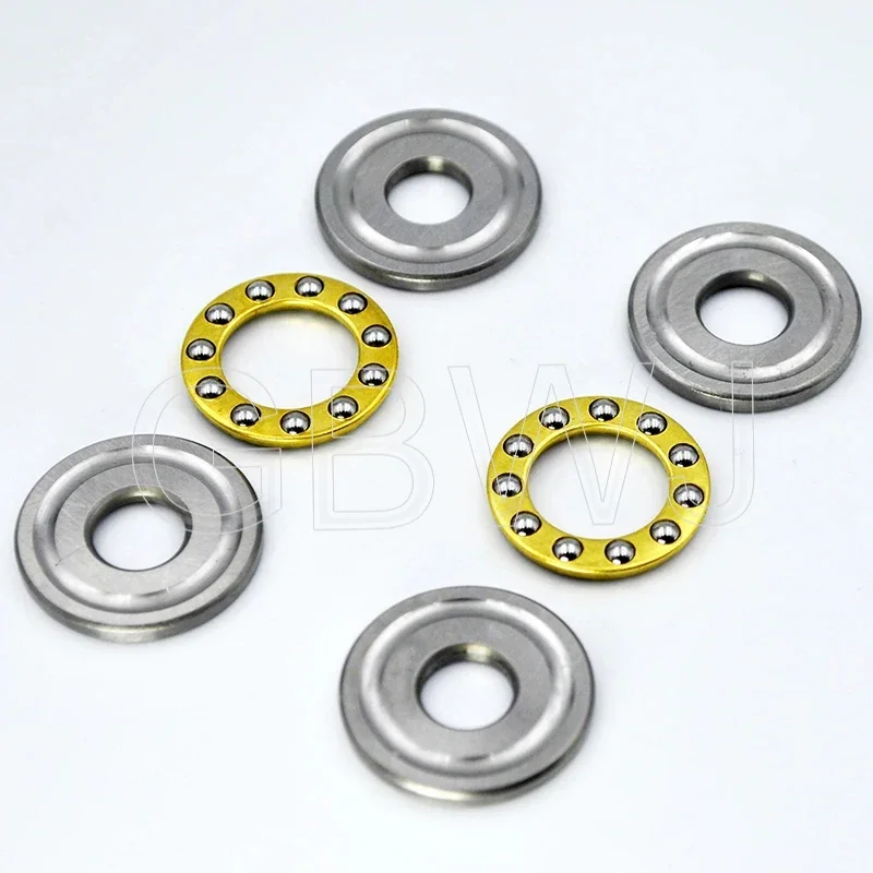 1Pcs Mini Thrust Ball Bearing 3d Printer F2 6m F5-10m F6 12m F8-22m F8-14m F8 16m F10-17m F12-23m Miniature Axial Ball Bearings