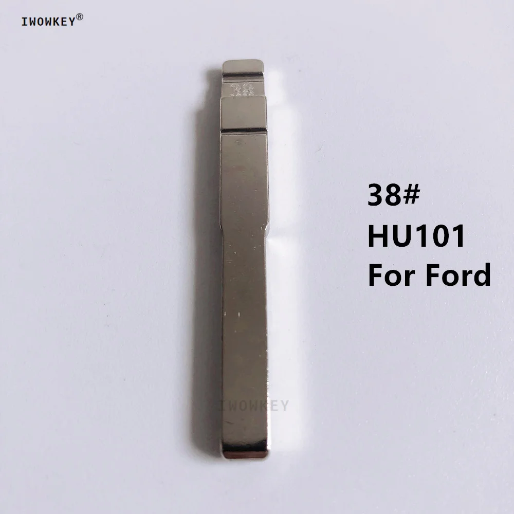 20pcs Uncut Metal Key Blade 38# HU101 for Ford Focus for KD Keydiy Xhorse VVDI Remotes Universal No.38 Car Remote Key Blanks