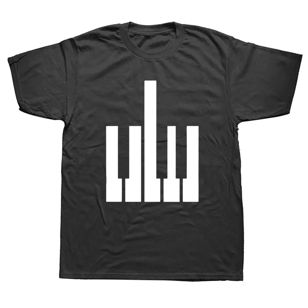 Short Sleeve Funny T Shirts Born To Be Piano Teacher Music Band Keyboard Player Hip Hop Harjauku Mens Clothing Print T-shirt new