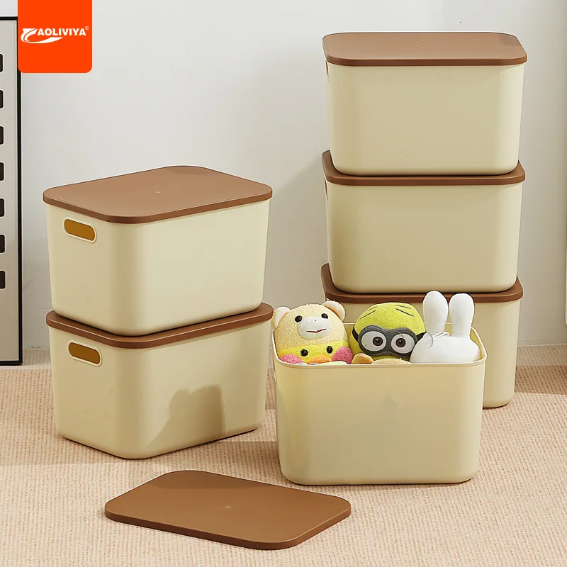 Aoliviya Storage Box Household Desk Storage Basket Dormitory Office Clothing Storage Box Toy Sundries Fantas