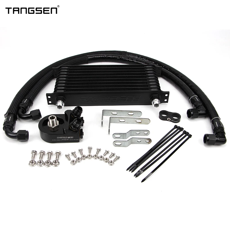 

AN10 Engine Oil Cooler Kit For Honda Fit GK5 GR9 1.5L L15B Engine Oil Filter Thermostat Sandwich Plate Adapter