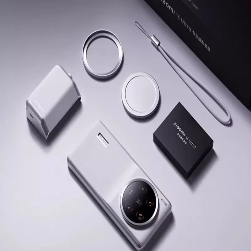 Original Xiaomi Mi 13 Ultra Professional Photography Leather Camera Phone Kit Handle Filter Adapter Ring For Xiaomi Mi 13Ultra