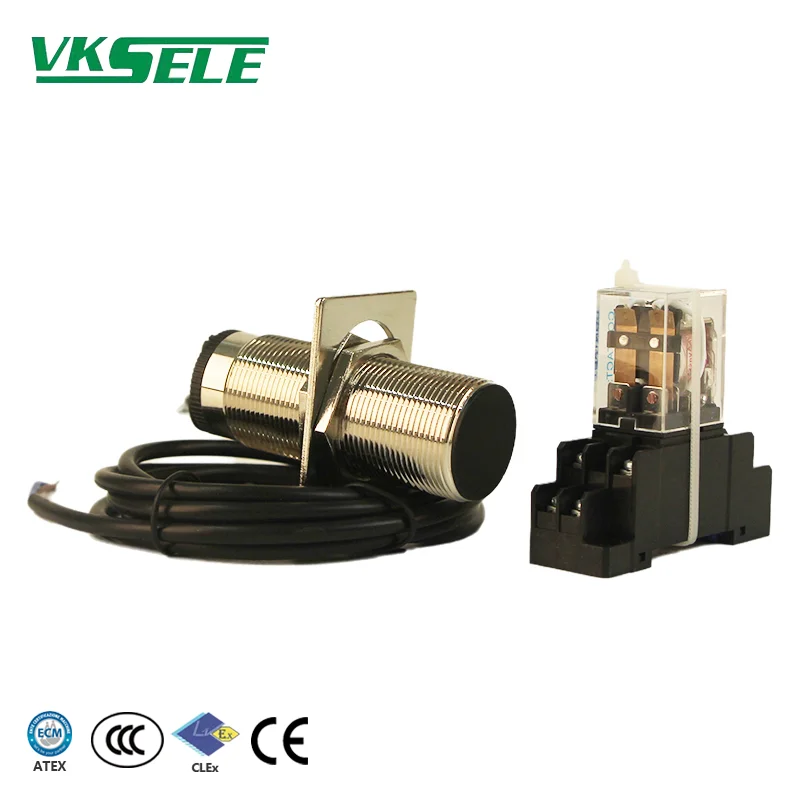VKSELE Stainless Steel M30 Metal Probe Industrial IP66  Belt Conveyor Speed Switch