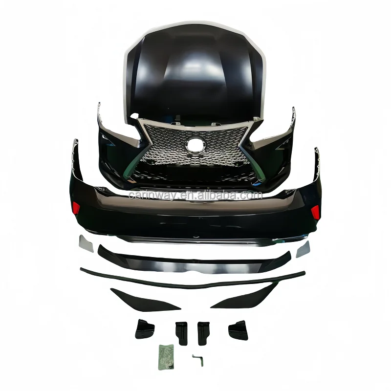 

Body Kit Upgrade RX330 to 2016 RX200T Front Face Looking Front Bumper Rear Bumper Hood for Lexus RX330 RX450H RX300 2003-2008