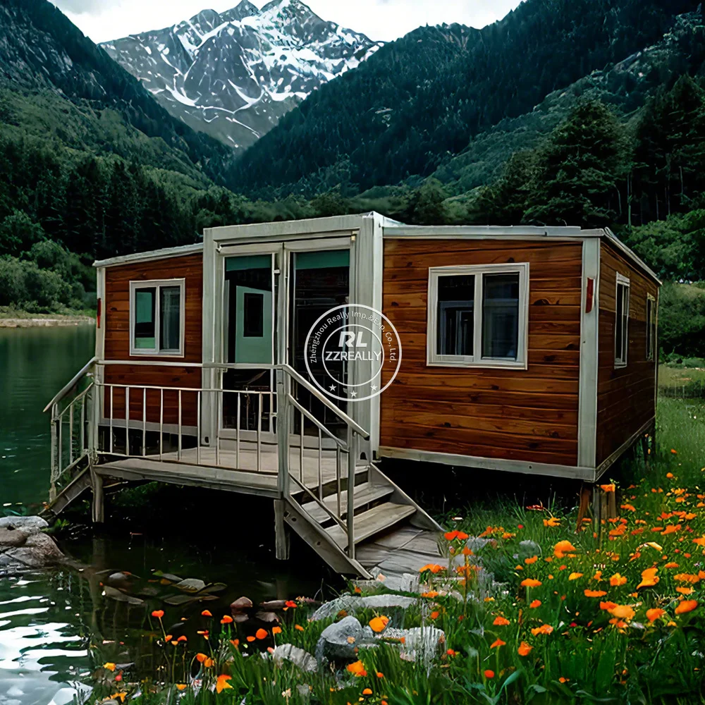 Prefabricated folding Container House Luxury Modular Home Australia Modern Foldable Container  Houses