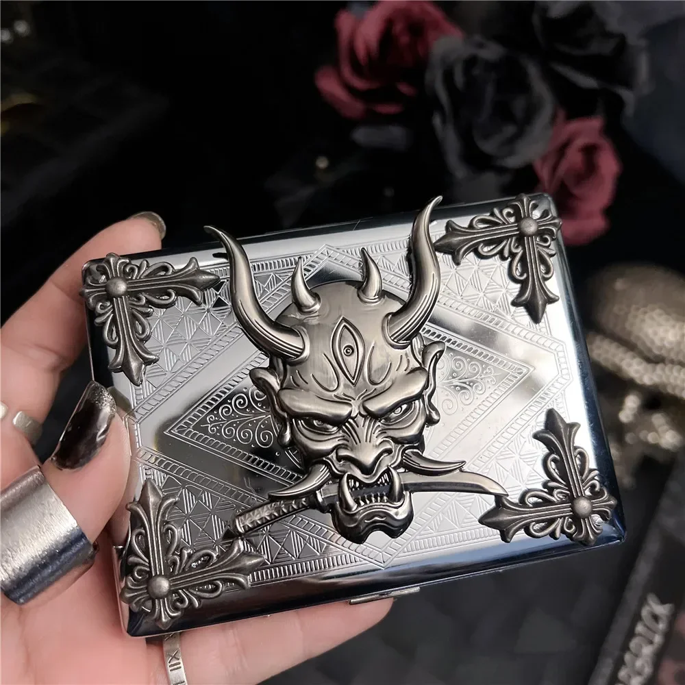 

Stainless Steel Tobacco Holder Cases Cigarette Accessories Cigarette Pocket Box Storage Container Exquisite Gifts Gadget