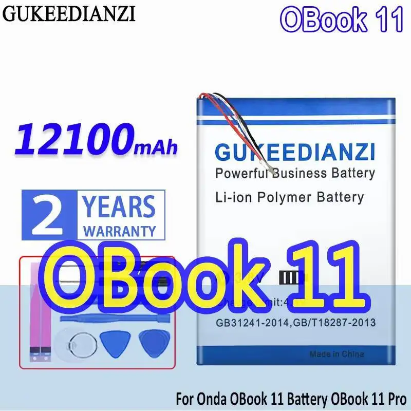 

Надежный аккумулятор для ноутбука Onda Obook 11 Pro Plus, 12100 мАч, безопасный