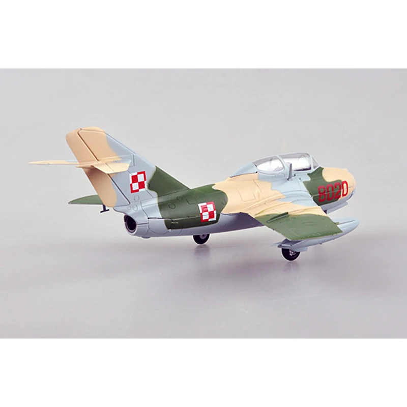 1/72 Easy Model 37139 MIG-15UTI Polish Air Force Plane Warcraft Aircraft Model for Collecting TH07361-SMT8