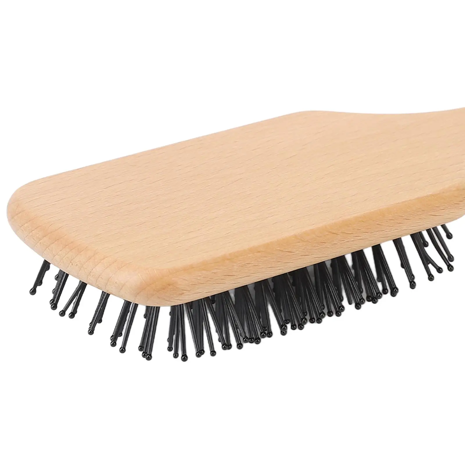 Brosse à Cheveux Ergonomique avec Énergie du Cuir oral elu, Peigne à lèvent, Coussin Facile à Nettoyer, Dents Arrondies Portables pour Usage Domestique