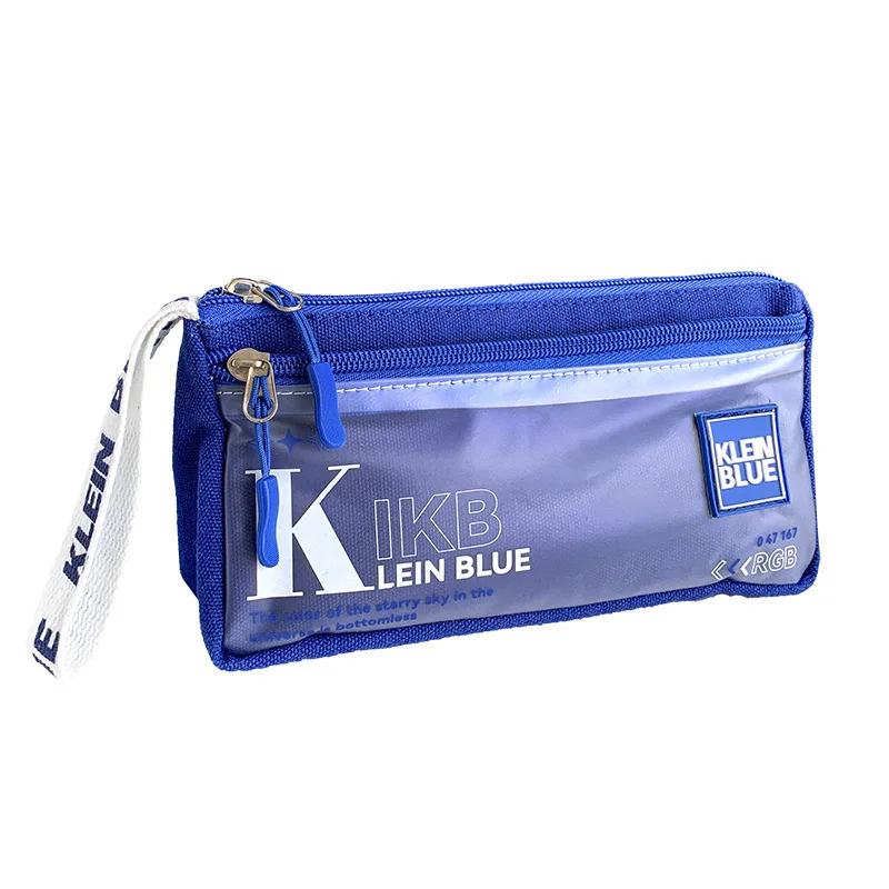 1/2 Pcs Pencil Bags Stationery Bags Multi-purpose Large-capacity Storage Box Simple Unisex Style For Student School Supplies