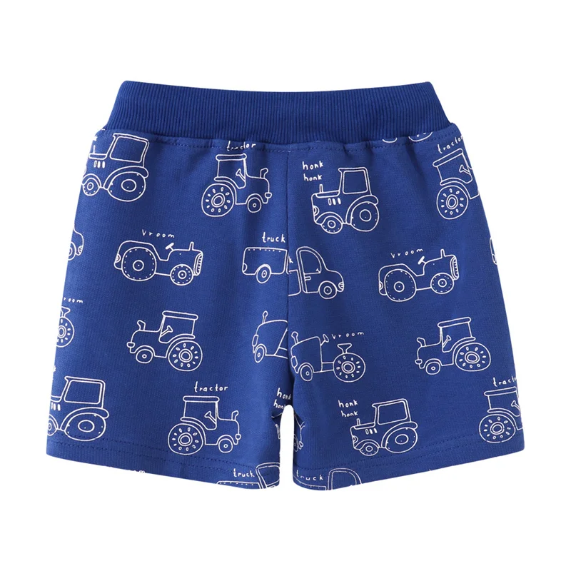 Jumping Meters Summer Shorts For Boys Girls Pockets Stripe Baby Drawstring Toddler Short Pants Fashion Kids Clothes