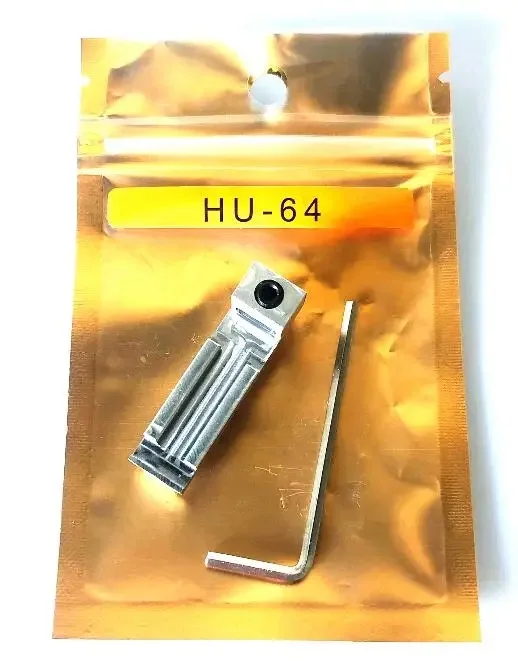 Fixture Hu64 Key Clamp for VW Audi For 2M2 Magic Tank Automatic Car Key Cutting Machine Jaws