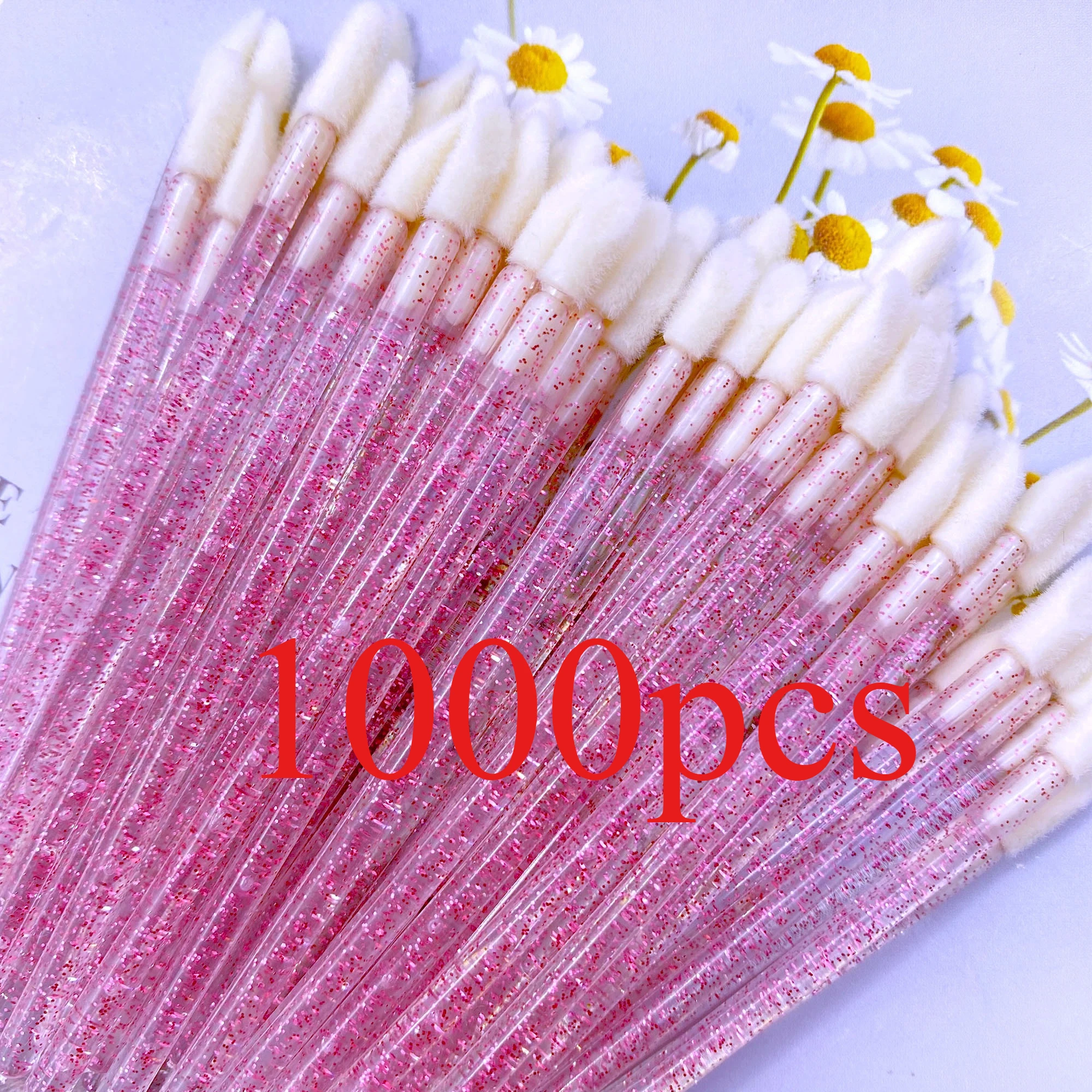 Wholesale 100/1000 PCS Disposable Lip Brush Women Accessories Lipstick Gloss Wands Applicator Perfect Best Make Up Tool Hotting image 3