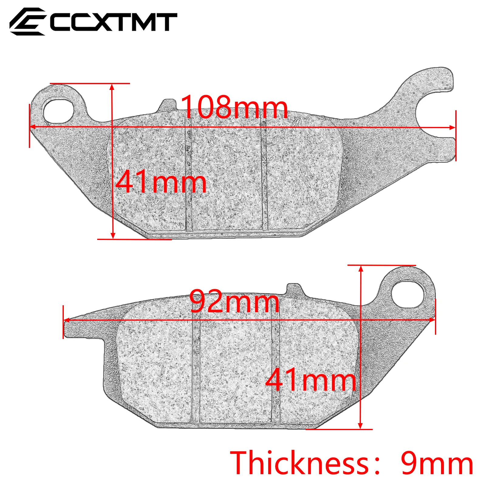 For HONDA CBR125 R4 R5 RS5 RS6 RW5 RW6 RW7 RW8 RW9 RWA CBR150R  XL125 V1 V2 V3 V4 V5 V6 V7 V8 V9 VA Varadero Rear Brake Pads