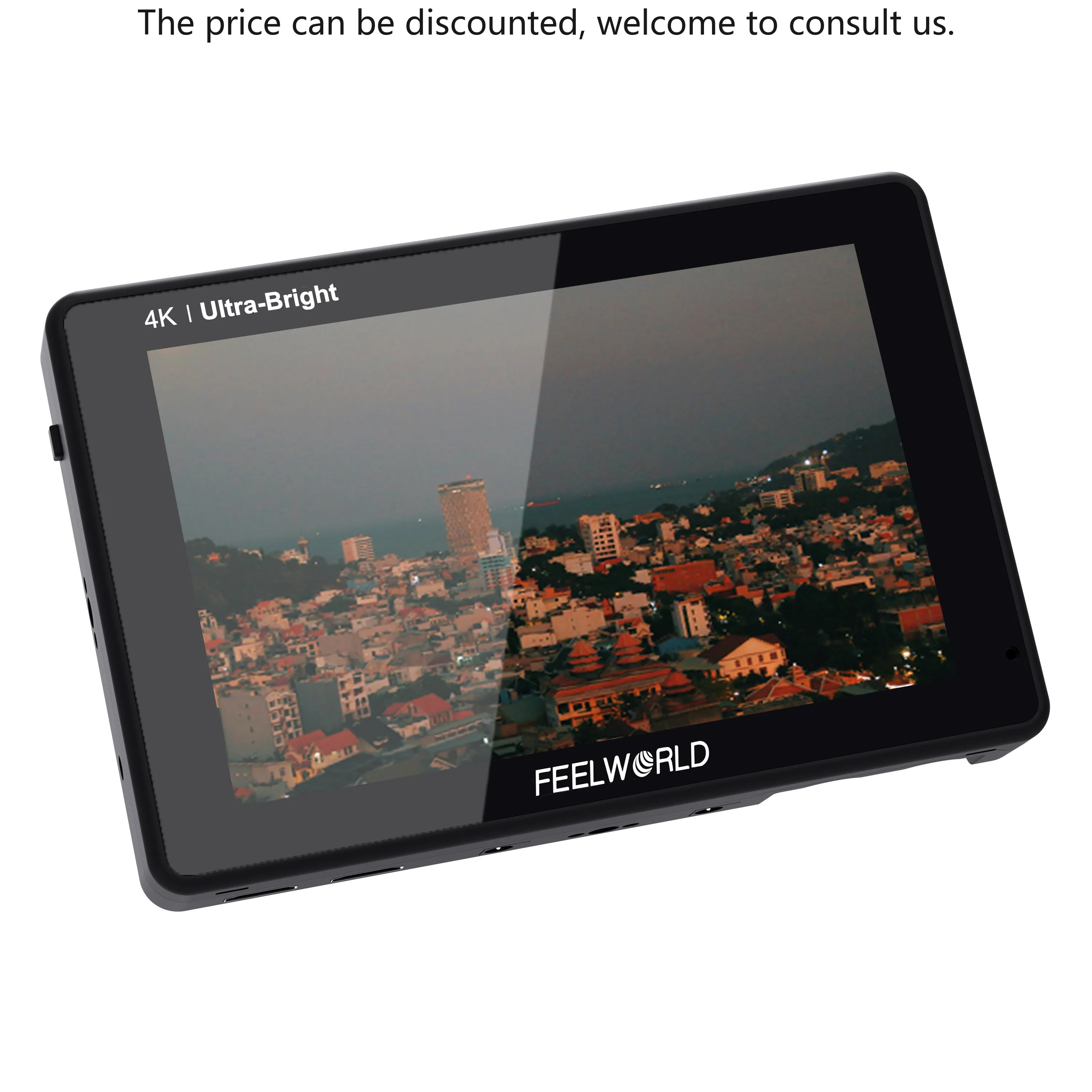 كاميرا Feelworld LUT7S مراقبة ميدانية 7 بوصة 2200nits IPS عرض OEM شعار مخصص شاشة بدء التشغيل مع شاشة لمس موجية #1