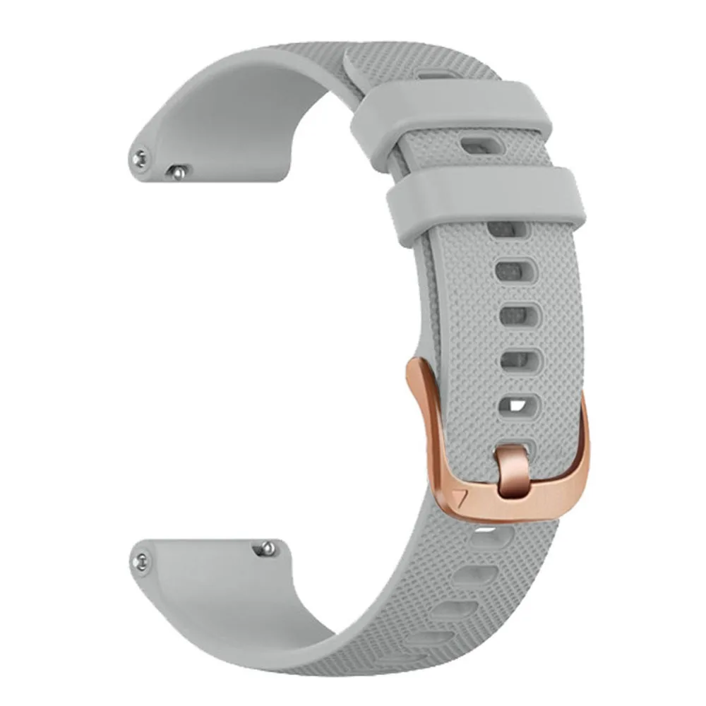 Ремешок для часов 18 мм 20 мм для Garmin Forerunner 165 55 645 245 Vivoactive 4S Vivoactive 5 3 Venu Sq 2 Plus, силиконовый ремешок, аксессуары