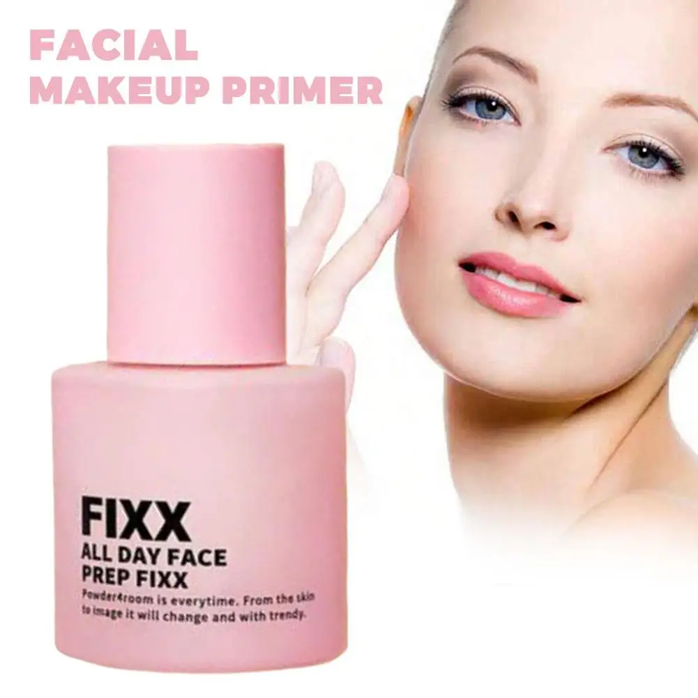 Długotrwały, nawilżający primer do twarzy dla kobiet i dziewcząt, baza pod makijaż na cały dzień, niewidoczna baza izolująca pory, baza pod makijaż z efektem wygładzenia pór, biały makijaż.