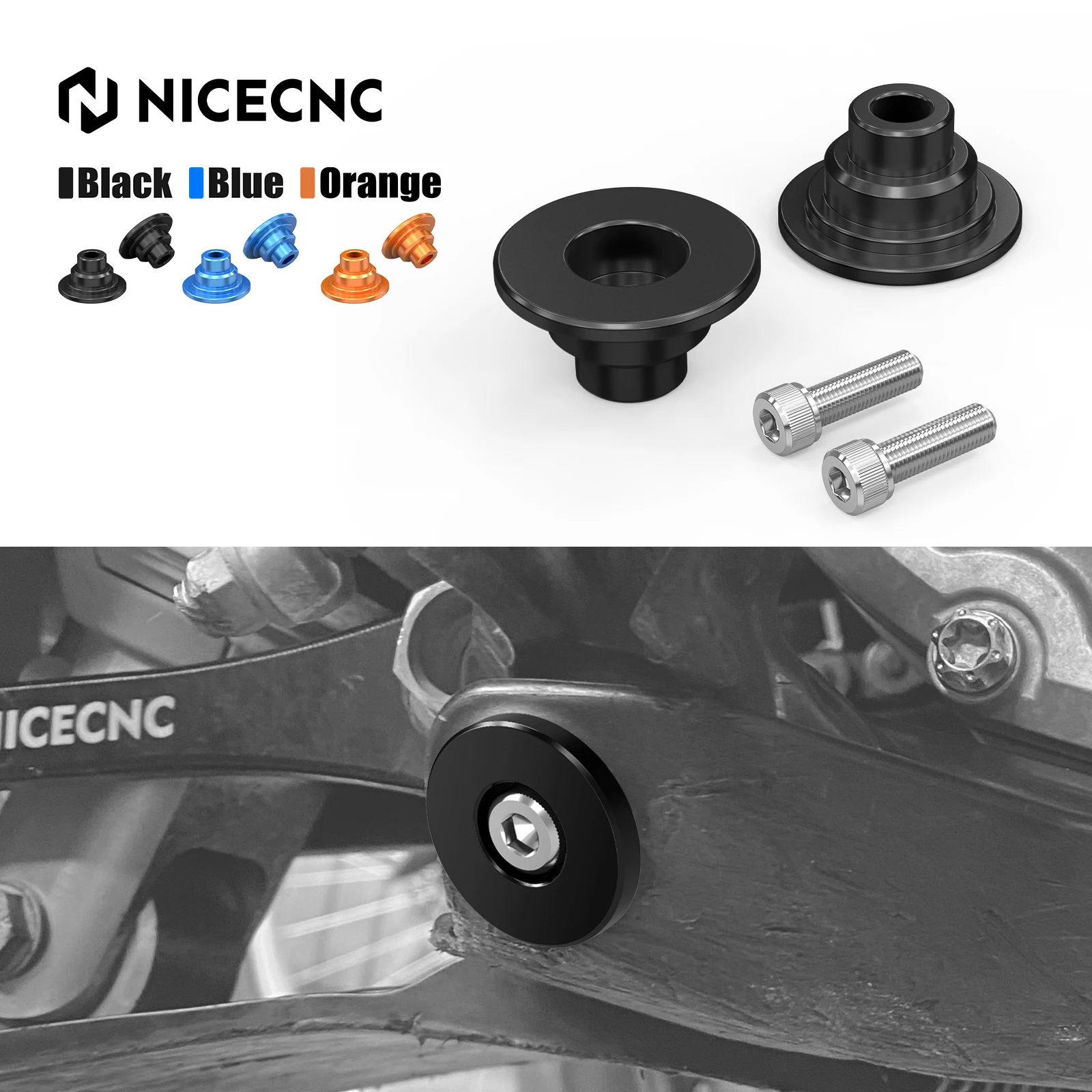 

For GasGas EC300 EC250 MC125 MC250 EX300 EX250 EC MC EX 250F 350F 450F ES 350 500 EW500F 2024-2025 Skid Plate Bushings Spacers