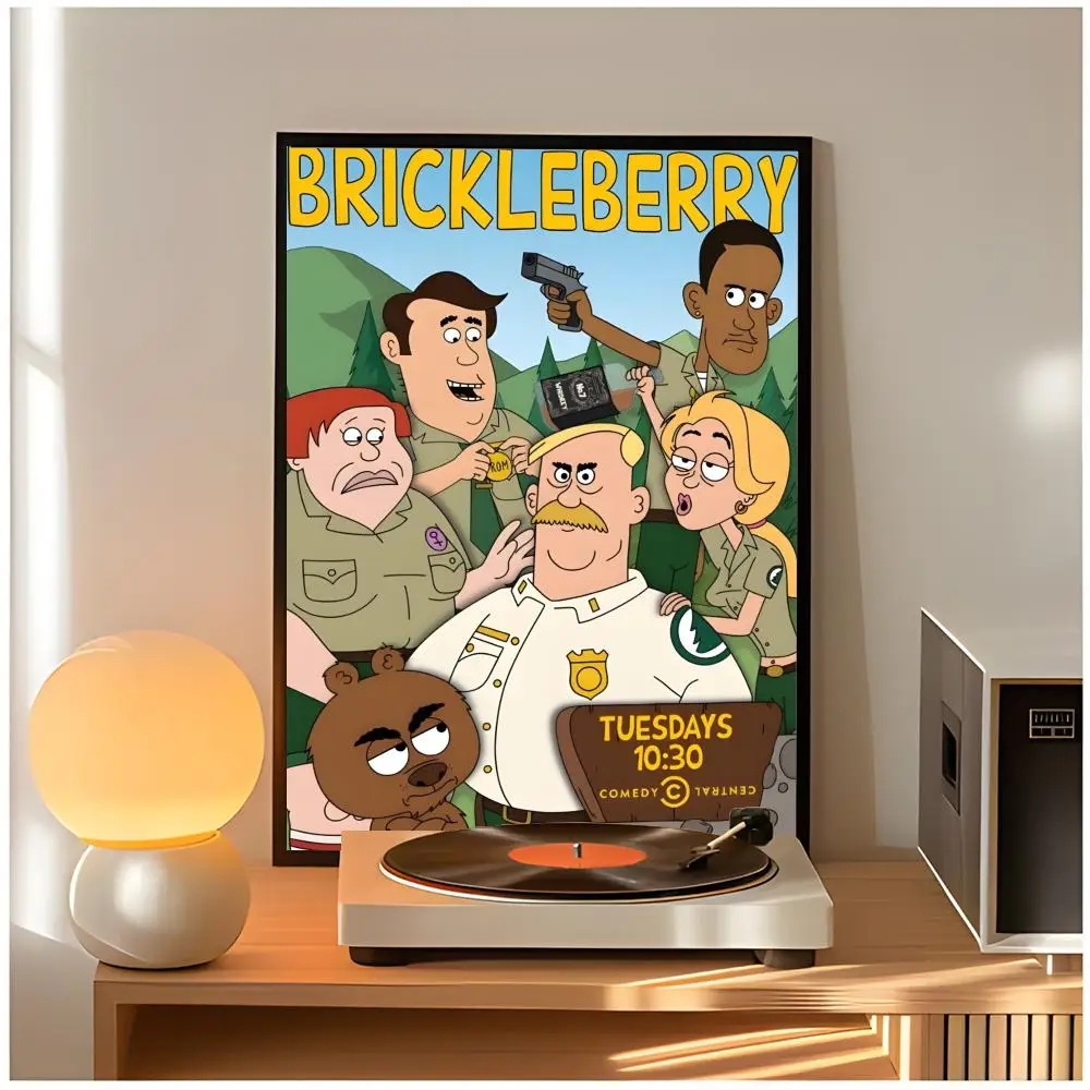 Brickleberry Poster Premium Wall Decor Modern Home Poster Unframed