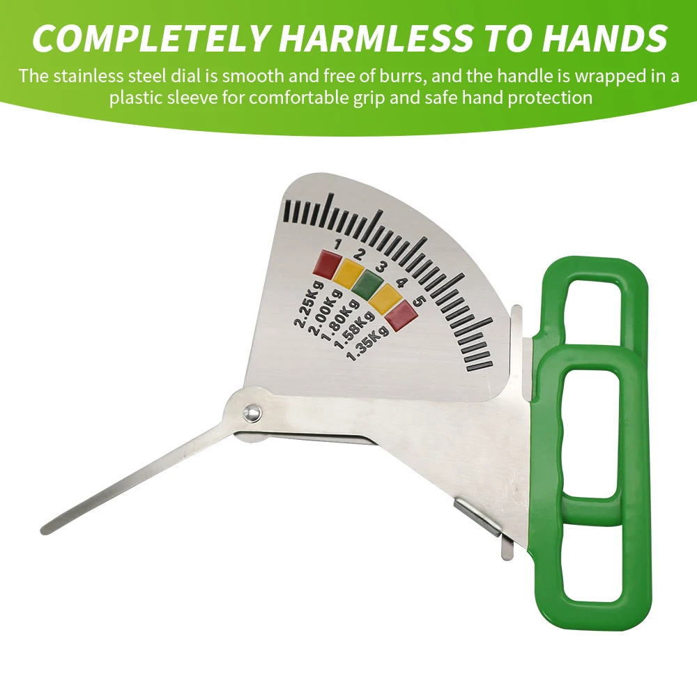 1 Pc Pig Feeding Caliper Stainless Steel Feeding Management Ruler Pig Fat Measuring Guide Pregnant Sow Back Fat Ruler