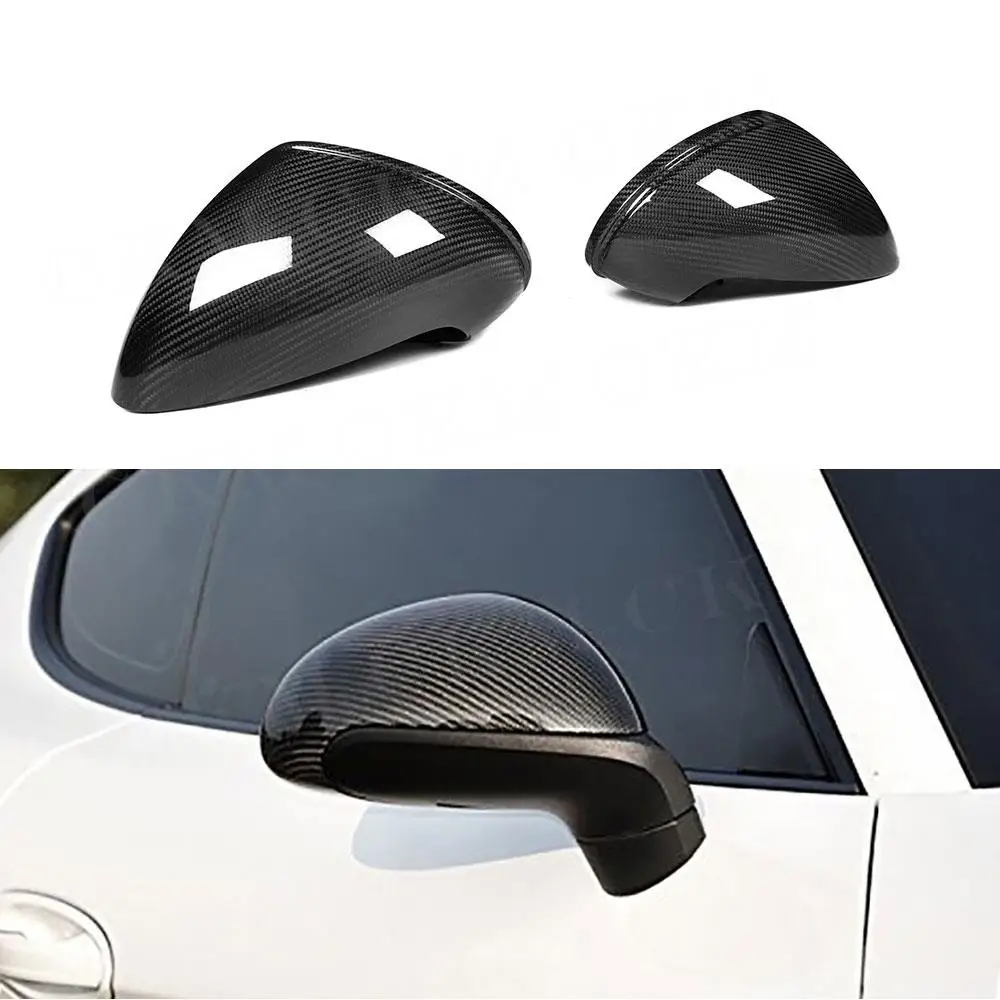 

Dry Carbon Fiber Rearview Mirror Cap Trim Shell Covers Sticker For Porsche Cayman Boxster 981 991 Standard 2013 - 2016 Body Kits
