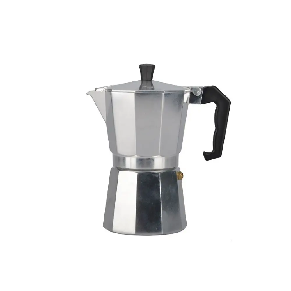 Professional Italian Style Aluminum Mocha Pot Espresso Maker Dual Valve Coffee Percolator Stovetop Brewer Kitchen