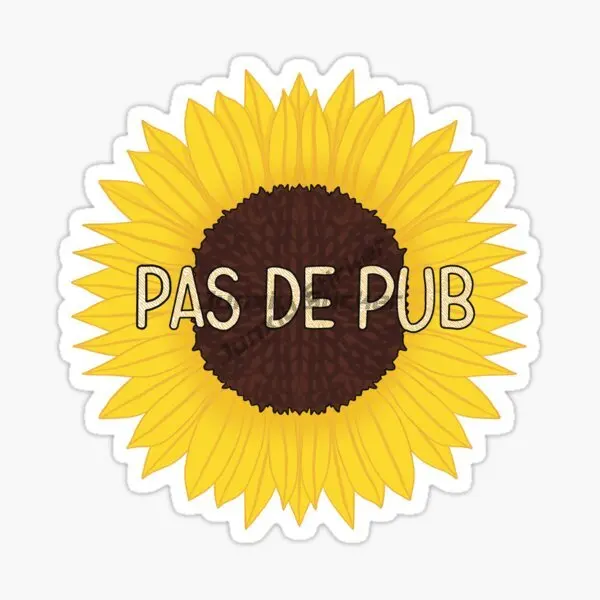 

STOP PAS DE PUB MERCI Vinyl Self-adhesive DIY Car Stickers and Decals