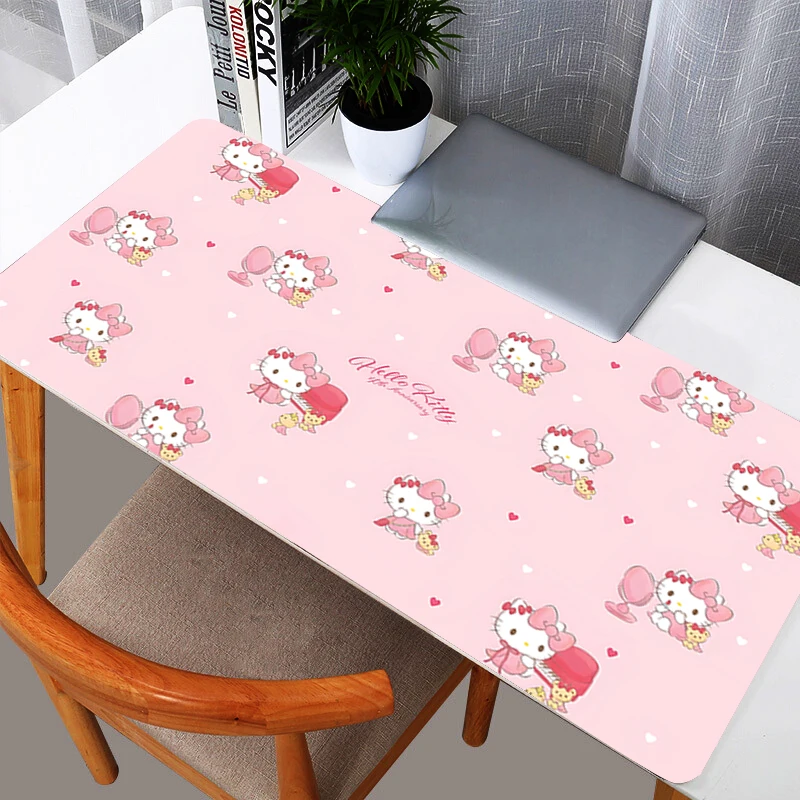 Hello Kitty Mouse Pad durable max Large XXL PC Desk Mat Gamer Office Carpet Keyboard Table Gaming Accessories Mousepad