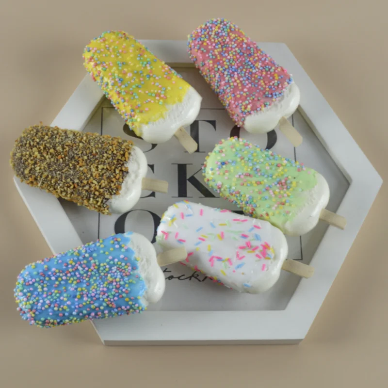Simulatie Ijs Nep Taart Kunstmatige Voedsel Kinderen Speelgoed Bruiloft Bakkerij Dessert Raamdecoratie Fotografie Prop