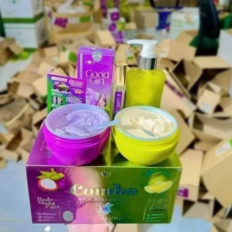 

Kem Body Bưởi Măng Cụt Nguyễn Tiên, trắng nhanh, xoá bỏ các vết thâm sạm, Tặng Nước hoa+Sữa tắm Combo Body Ngay dem S.O.N