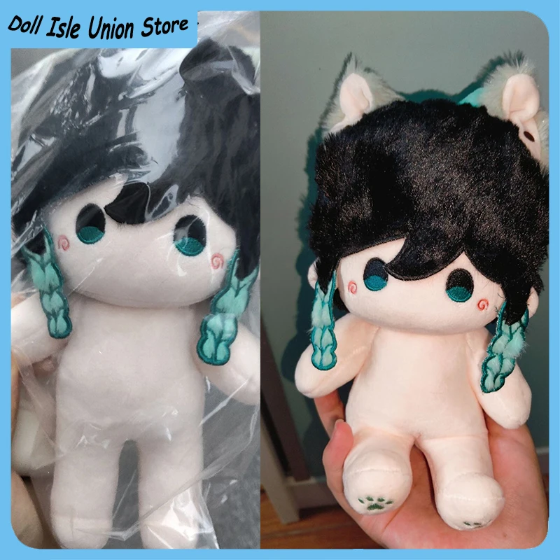 Genshin Impact Venti Cotton Doll Gift 20cm Anime Attributes Cute Cartoon Toys Q Version Sitting Posture Plush Stuffed Plushie