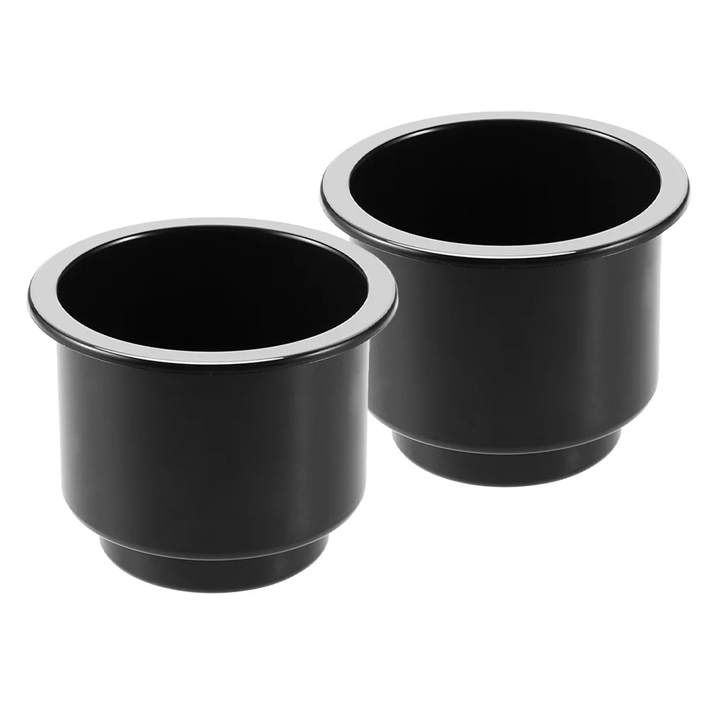 

2Pcs Car Cup Holders Plastic Recessed Inserts for Cars Boats Rvs Elegant Durable Easy Clean Versatile Design Drop in Cup Holder