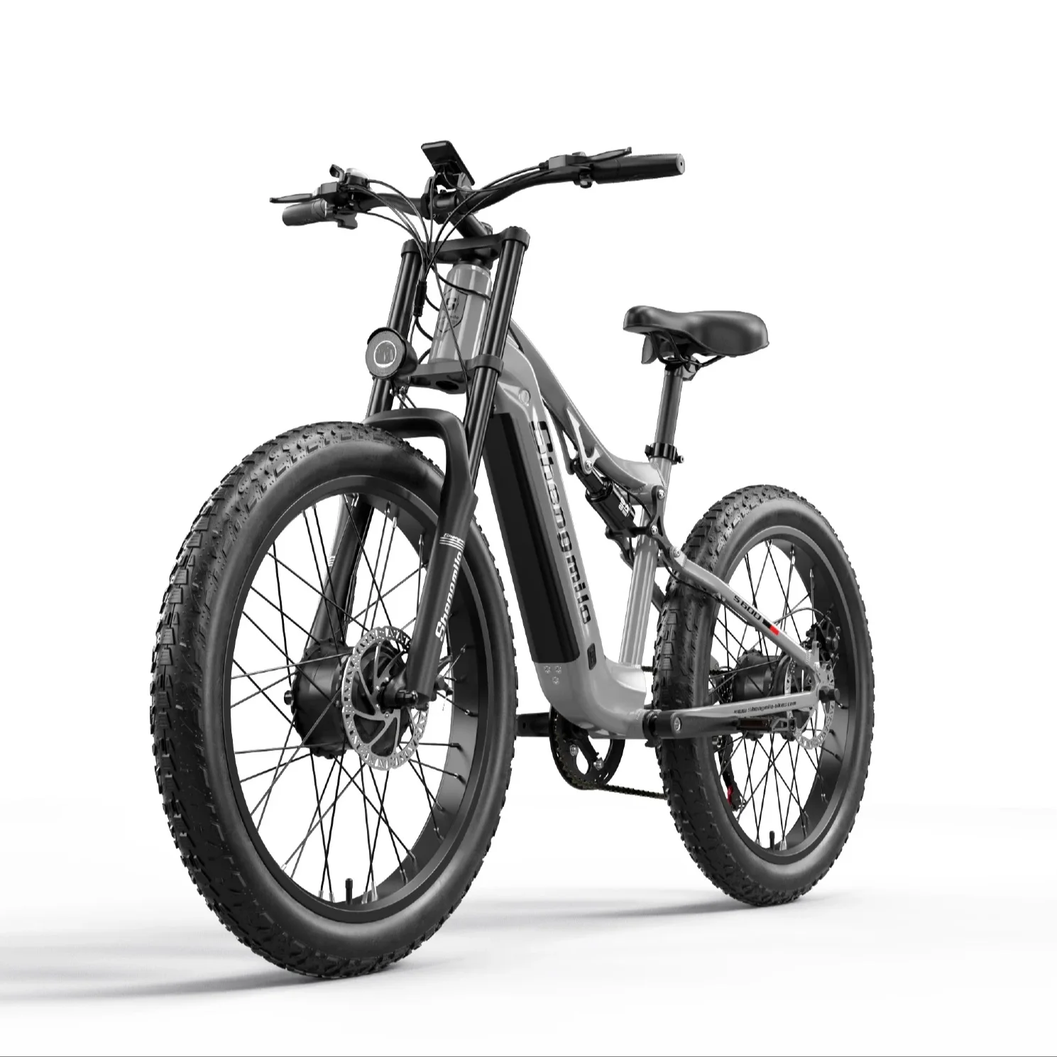 AliExpress Shengmilo S600 Adult Electric Bicycle,1000W*2 Motor,Max Speed 55KM/H,48V840WH Battery, 26-Inch Fat Tires