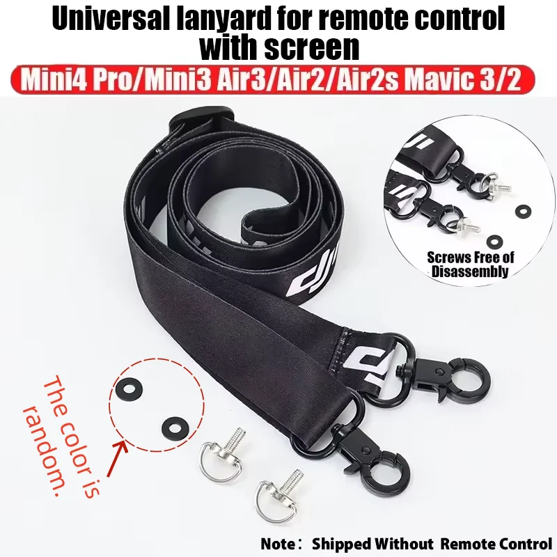 Correa para el cuello para controladores DJI RC, RC 2 y RC Pro, correa para el cuello DJI Mini 4 Pro, compatible con DJI Mini 3 Pro/Mavic 3/Air2