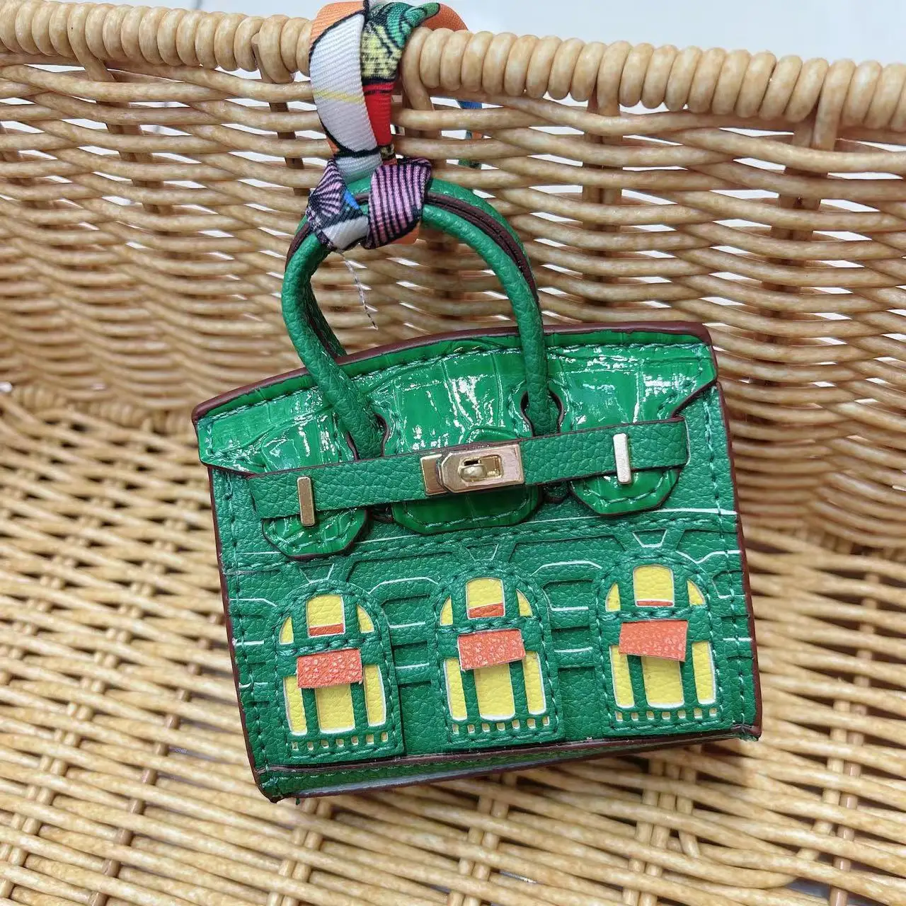 New Fashion Mini Bag Pendant House Small Bag Cute Bag Pendant Mouth Red Envelope Earphones Charter Key Bag