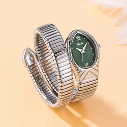 Hot Sell Fashion Snake Watch For Women Brand MISSFOX Simply Quartz Wristwatch Dress Jewelry Bracelet Clocks Ladies New For Gift