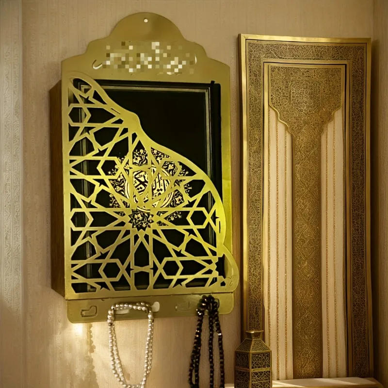 

Новая настенная полка из полого железа, держатель для ключей с крючками, настенный декор для дома