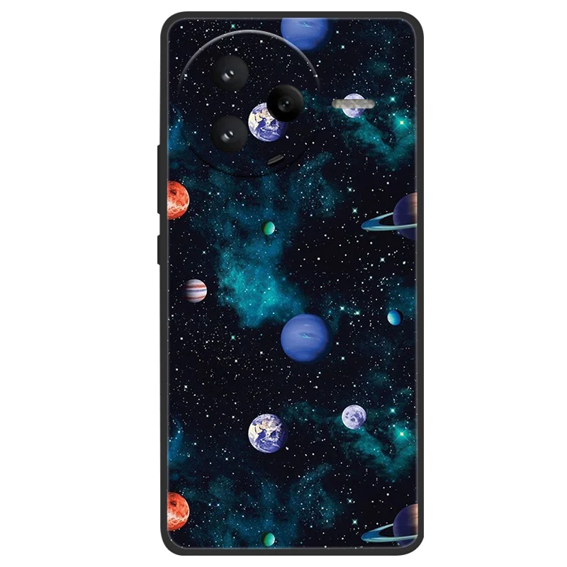 ل Xiaomi Poco F7 Pro حافظة سيليكون فاخرة الفضاء لينة الوفير ل Poco F7 برو غطاء الهاتف بولي TPU Funda PocoF7 Pro 2025 حقيبة الموضة