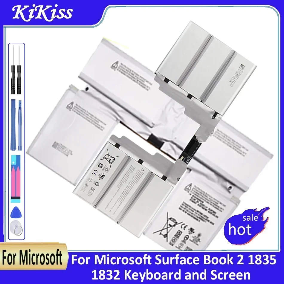 

Аккумулятор для Microsoft Surface Book 2 1832, централизованный/1835, дискретная графическая версия, 13,5-дюймовая клавиатура/экранная батарея